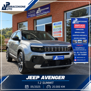 JEEP AVENGER SUMMIT 1.2 TURBO